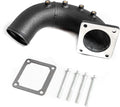 Rudy's 3" High Flow Textured Black Intake Elbow Tube For 98.5-02 5.9 Cummins
