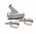 Rudy's Raw Weldless Dual Radiator Coolant Y-Pipe For 13-19 6.7 Cummins