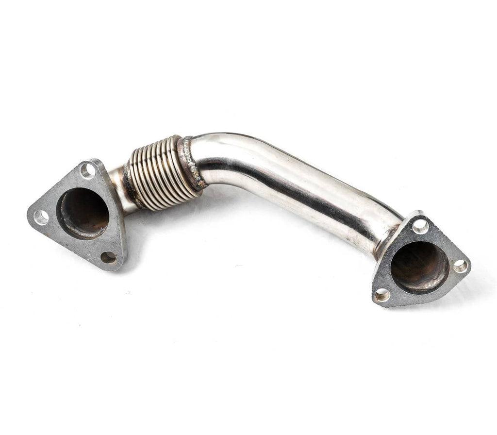 Rudy's Polished Bolt-On Passenger Side Up-Pipe For 2001-2004 GM 6.6L LB7 Duramax