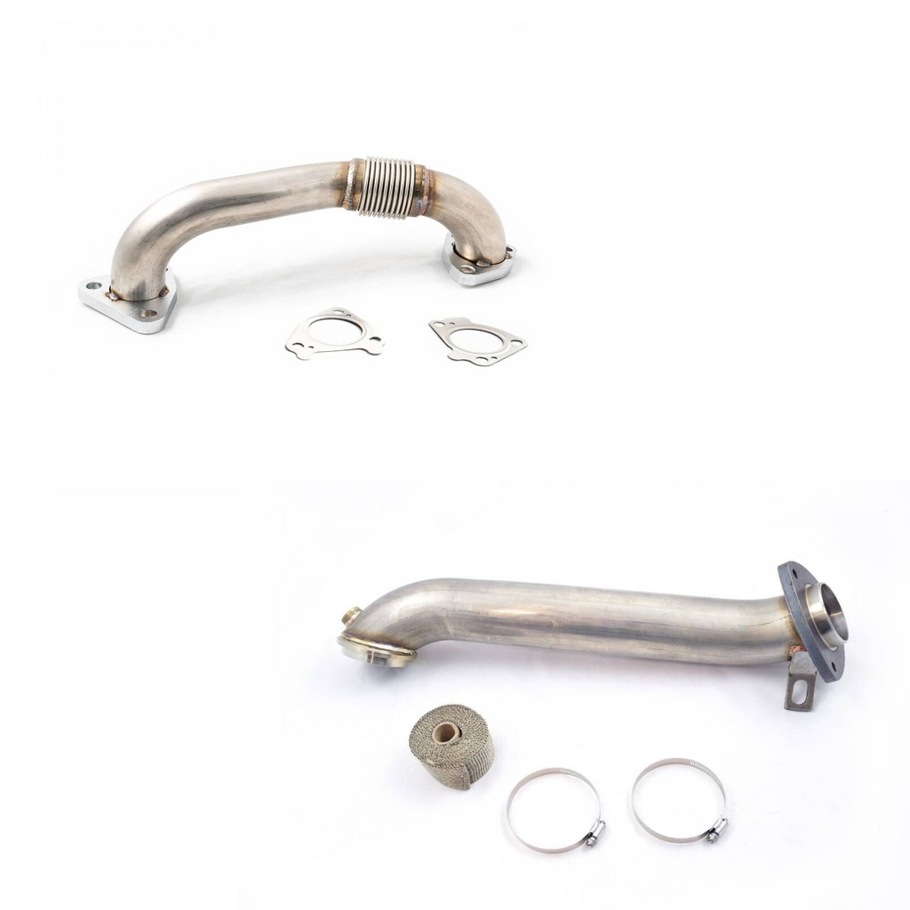 Rudy's HD Driver Side Up Pipe W/Turbo Pipe 15.5-16 GM 2500/3500 6.6L LML Diesel