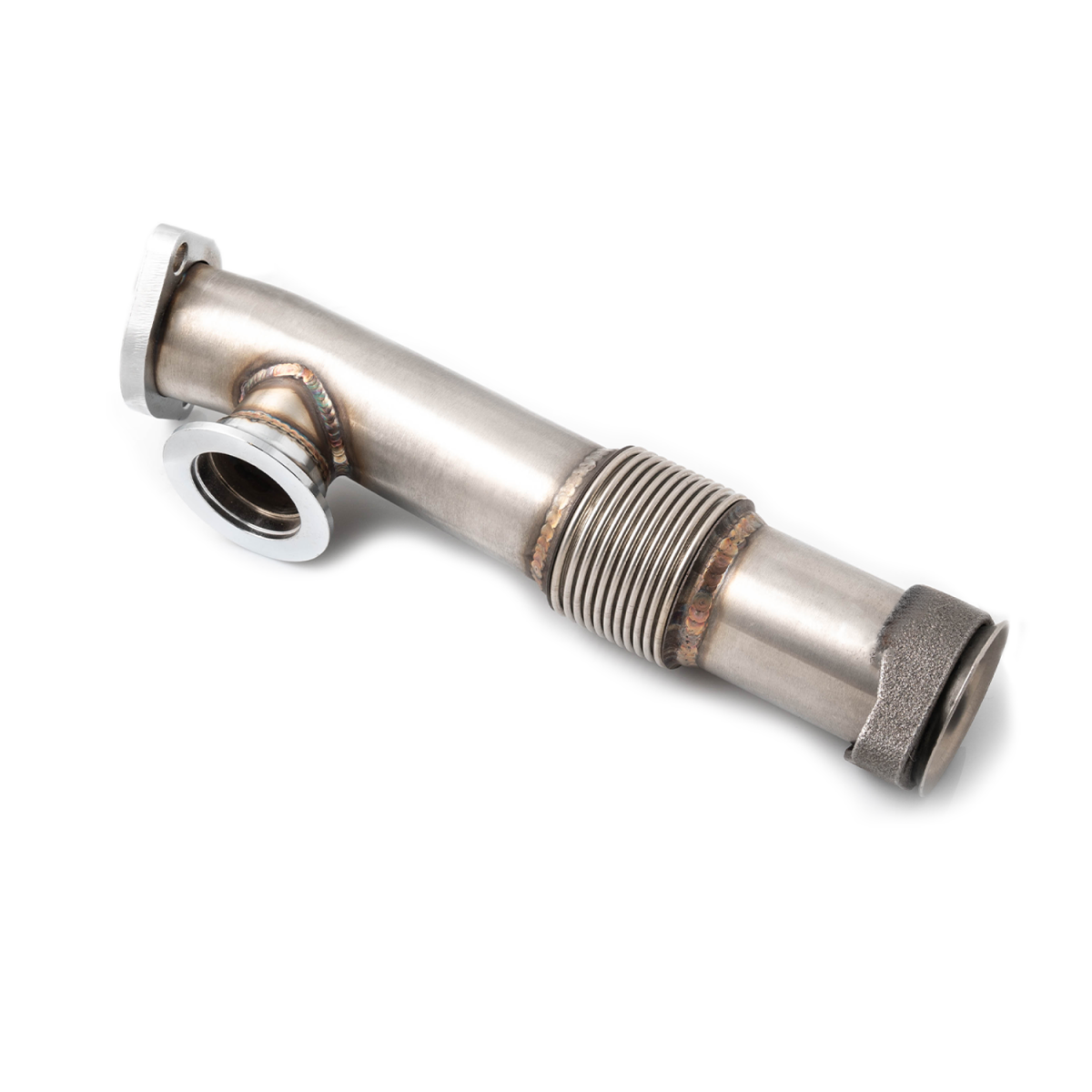 Rudy's HD Bellowed Passenger Side Up Pipe For 2004-2007 Ford 6.0L Powerstroke Diesel
